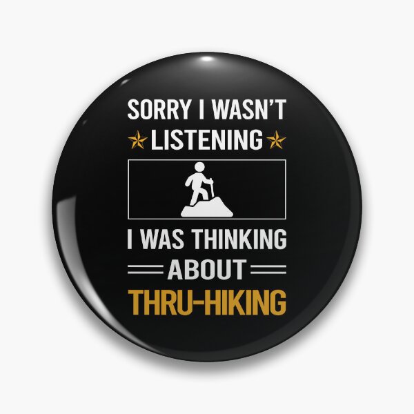 Item preview, Funny Listening Thru-Hiking Thru Hiking Hike Hiker designed and sold by RandalDavis.