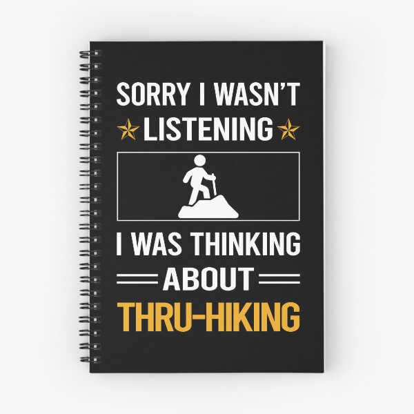 Item preview, Funny Listening Thru-Hiking Thru Hiking Hike Hiker designed and sold by RandalDavis.