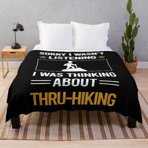 Item preview, Funny Listening Thru-Hiking Thru Hiking Hike Hiker designed and sold by RandalDavis.