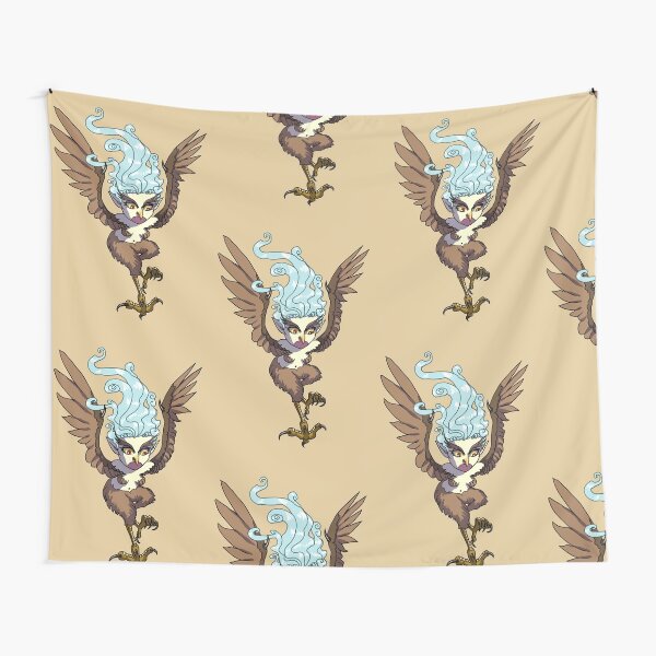Flying Harpy Girl MONSTER GIRLS Series I Tapestry