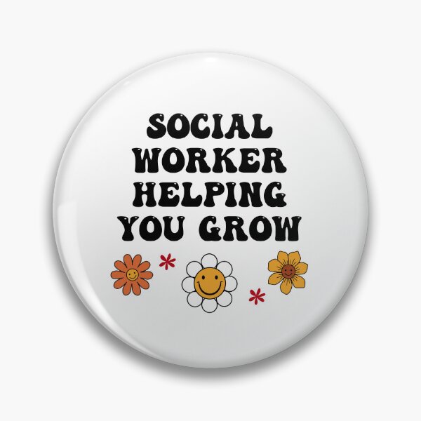 Item preview, Social Worker helping you grow flowers designed and sold by AshTreeCrtvCo.