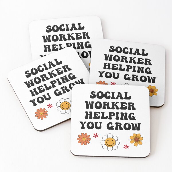Item preview, Social Worker helping you grow flowers designed and sold by AshTreeCrtvCo.
