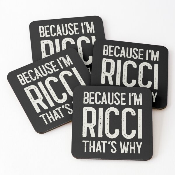 Item preview, Because I’m Ricci That’s Why Funny Personalized Name designed and sold by MariosNydras.