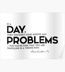 Póster problemas del día - swami vivekananda