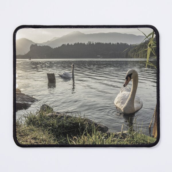 Item preview, Nature Landscape Lake River White Swan  designed and sold by Pavnud.