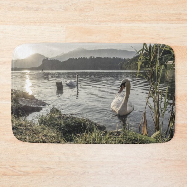 Item preview, Nature Landscape Lake River White Swan  designed and sold by Pavnud.