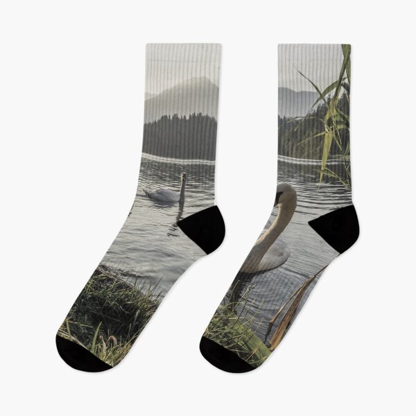Item preview, Nature Landscape Lake River White Swan  designed and sold by Pavnud.