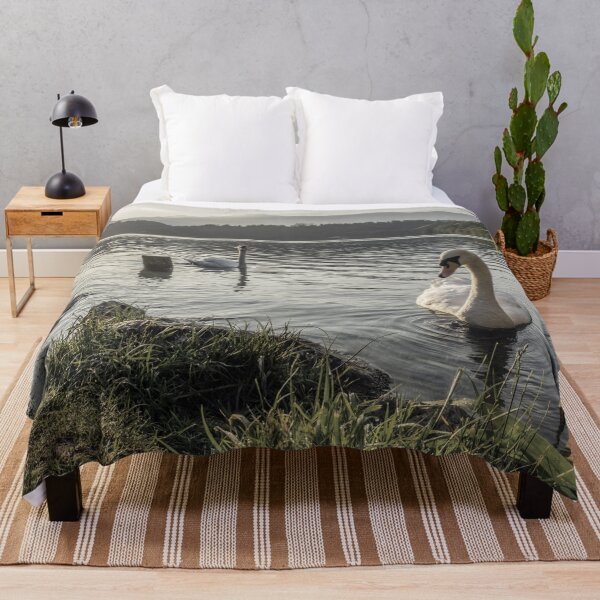 Item preview, Nature Landscape Lake River White Swan  designed and sold by Pavnud.