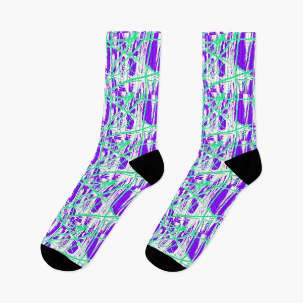 Item preview, Purple-Mint- White colors abstrackt by Iritof designed and sold by iritof.