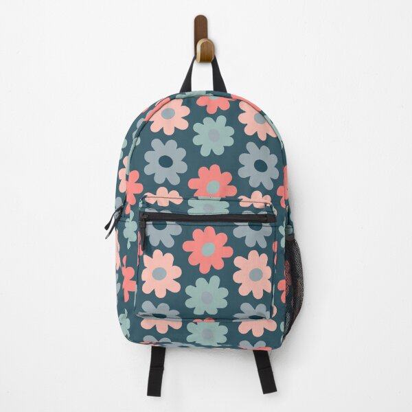 Item preview, Blomma, Groovy Retro Flower Pattern in Retro Color Style designed and sold by BesanoStyle.