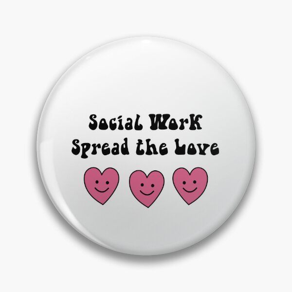 Item preview, Social Work Spread the love designed and sold by AshTreeCrtvCo.