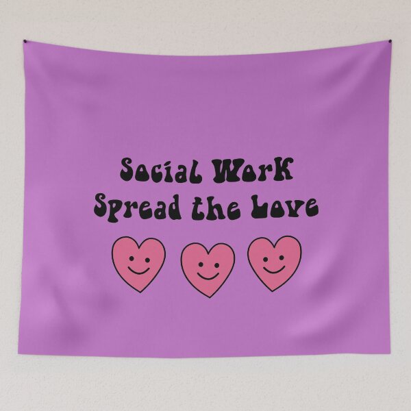 Item preview, Social Work Spread the love designed and sold by AshTreeCrtvCo.