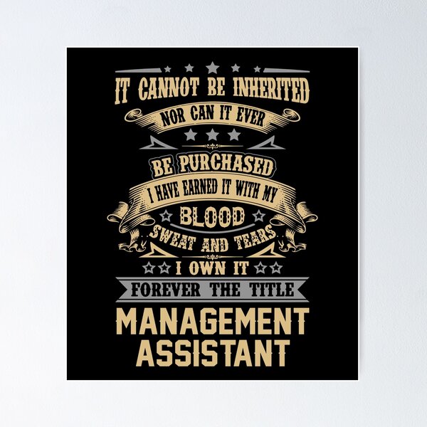 It Cannot Be Inherited - Project Manager T-Shirt It Cannot Be Inherited - Project Manager T-Shirt