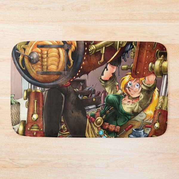 Item preview, Agatha Heterodyne hard at work designed and sold by GirlGeniusStore.