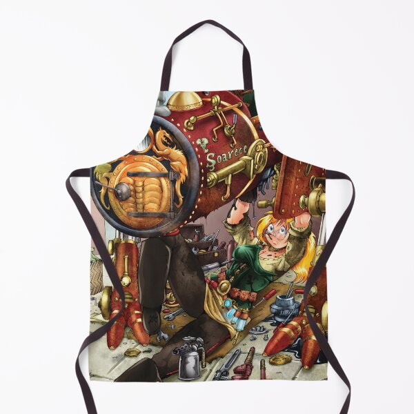 Item preview, Agatha Heterodyne hard at work designed and sold by GirlGeniusStore.