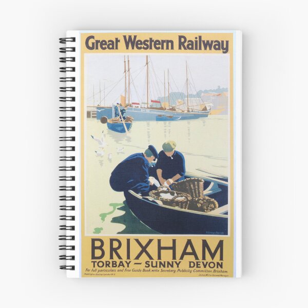Item preview, Vintage Great Western Railway Travel Poster for Brixham, Devon designed and sold by Random Railways.