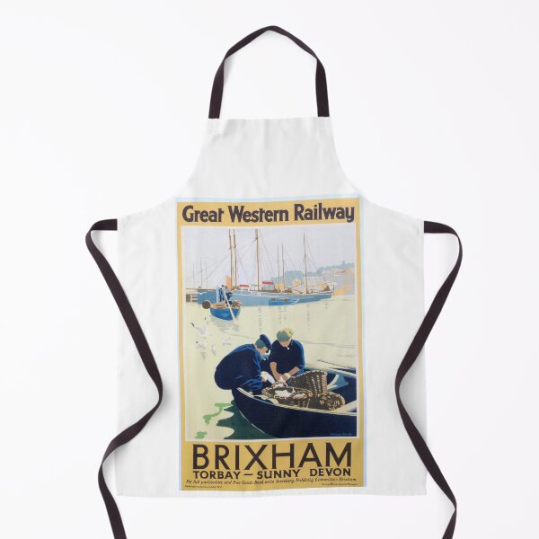 Artikelvorschau, Vintages Great Western Railway Travel Poster für Brixham, Devon entworfen und verkauft von Random Railways.