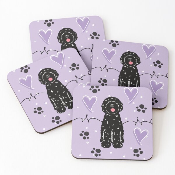 Item preview, Love Black Portuguese Water Dog designed and sold by Lulupainting.