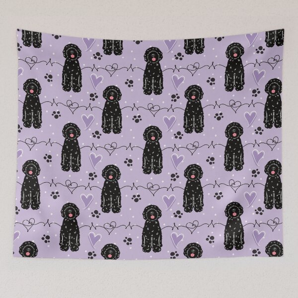 Item preview, Love Black Portuguese Water Dog designed and sold by Lulupainting.