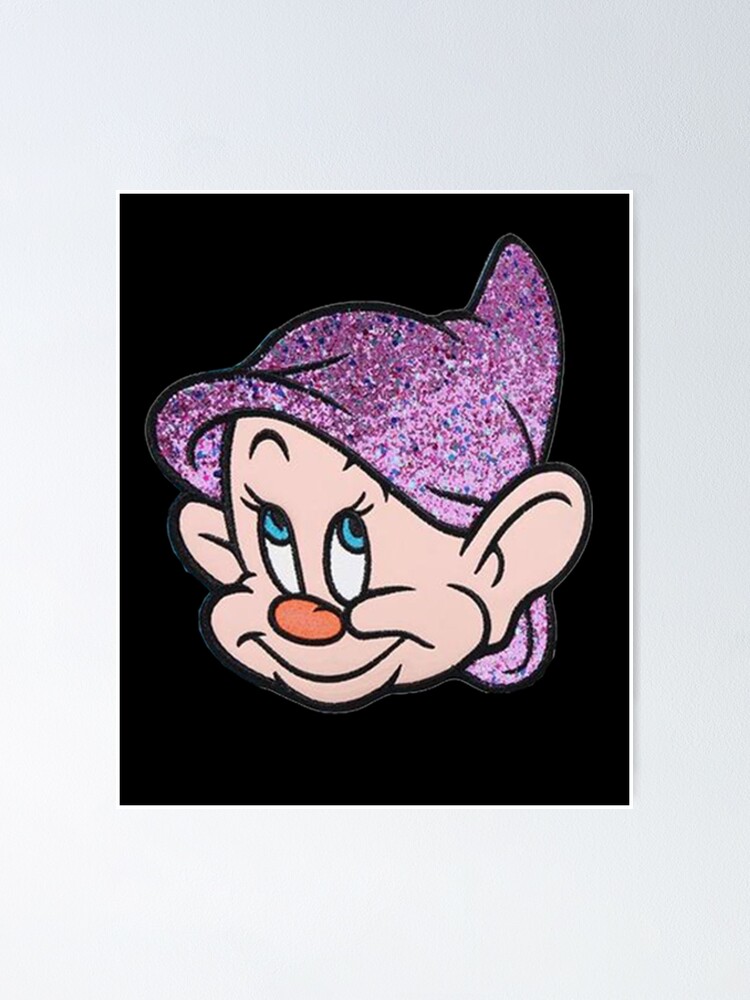 Dopey The Seven Dwarfs Poster For Sale By Designanddream Redbubble 