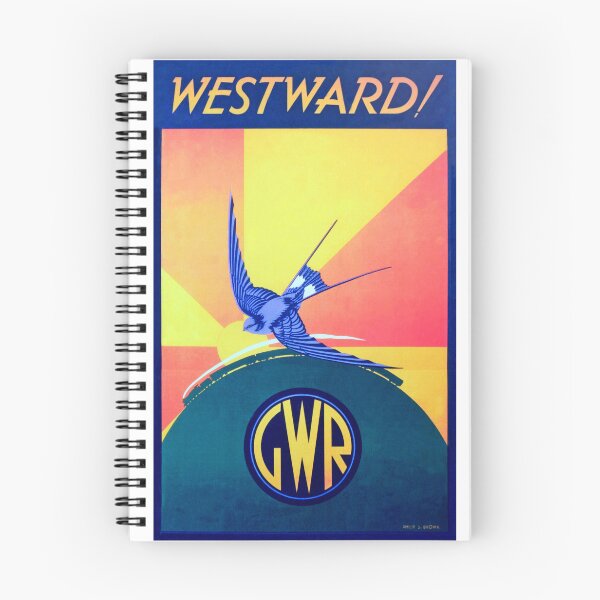 Item preview, Vintage Great Western Railway Travel Poster Westward! designed and sold by Random Railways.