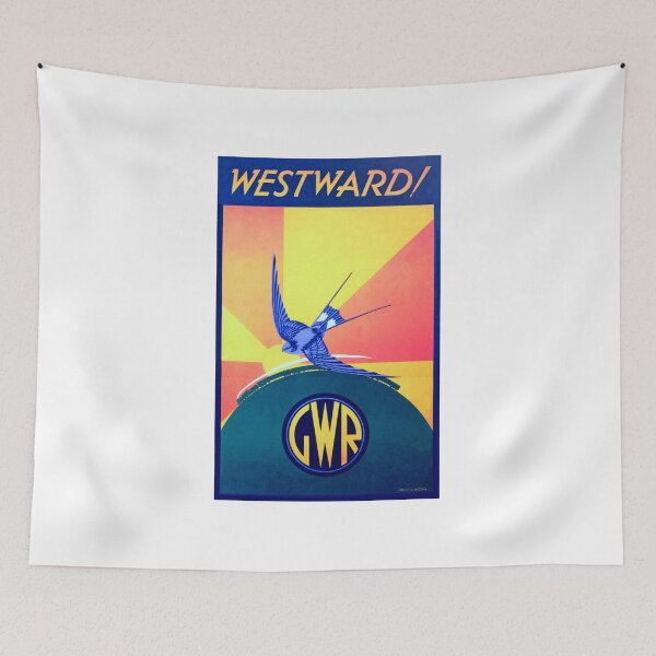Item preview, Vintage Great Western Railway Travel Poster Westward! designed and sold by Random Railways.