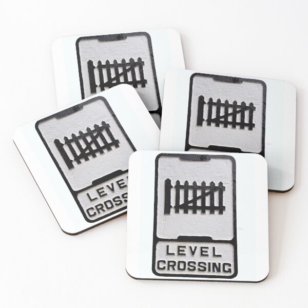 Item preview, Vintage Railway level crossing sign designed and sold by Random Railways.