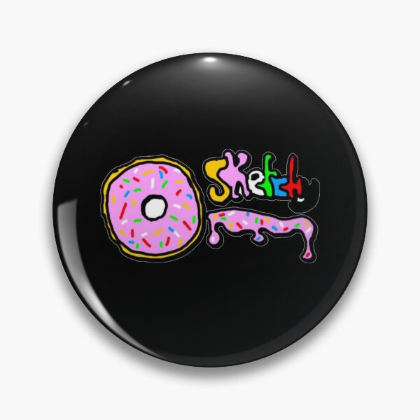 Item preview, sketchy donut designed and sold by DesignandDream.