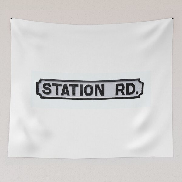 Item preview, Vintage Station Road street sign designed and sold by Random Railways.