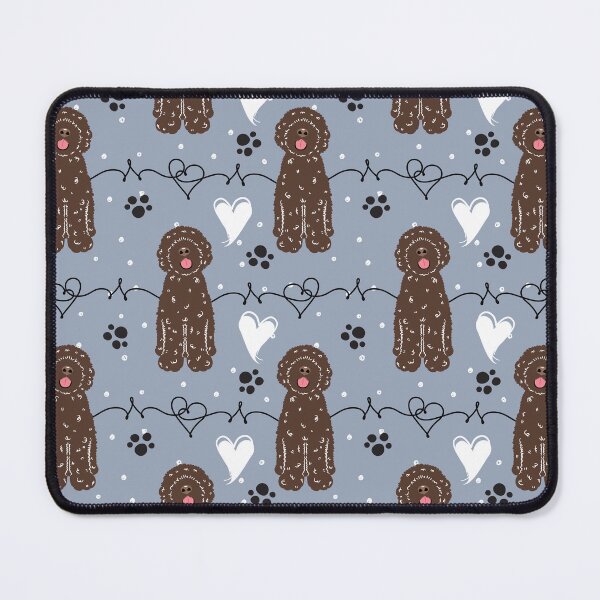 Item preview, Love Chocolate Portuguese Water Dog  designed and sold by Lulupainting.
