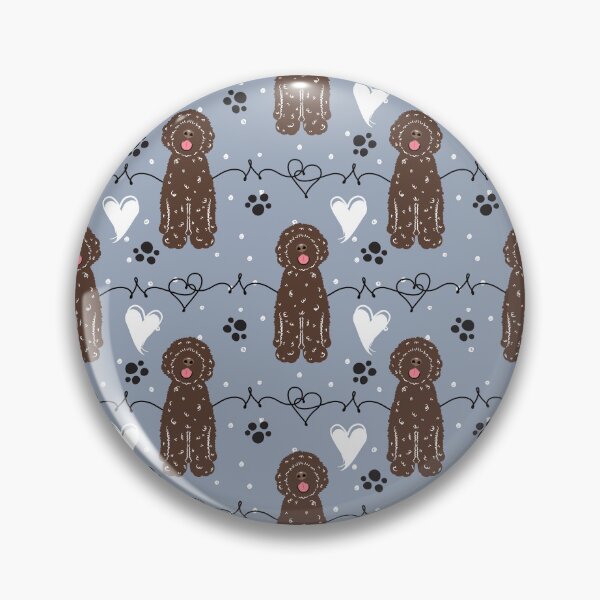 Item preview, Love Chocolate Portuguese Water Dog  designed and sold by Lulupainting.