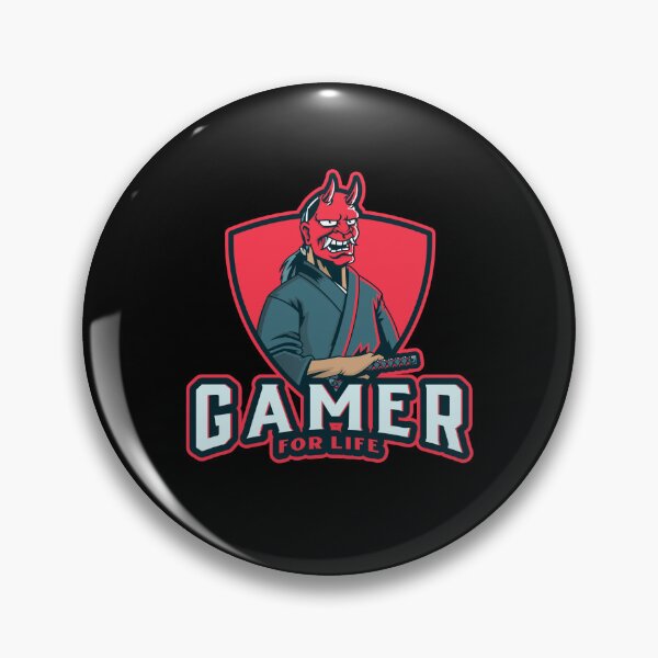 Item preview, Gamer for Life with Hannya Masked Warrior  designed and sold by PRIVARSHU.