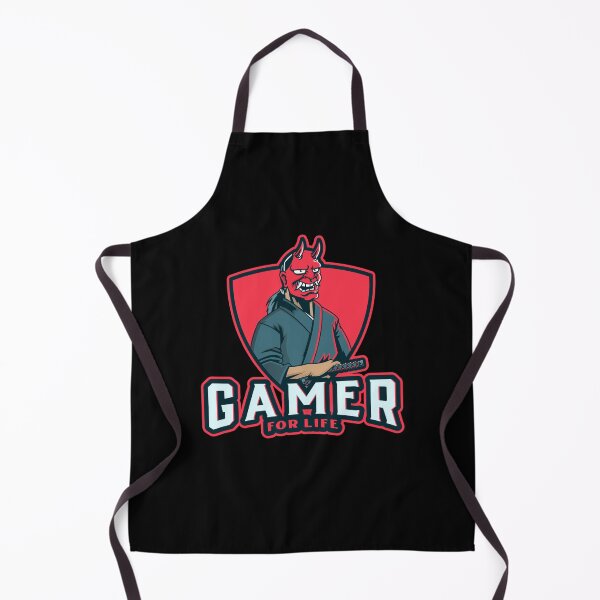 Item preview, Gamer for Life with Hannya Masked Warrior designed and sold by PRIVARSHU.
