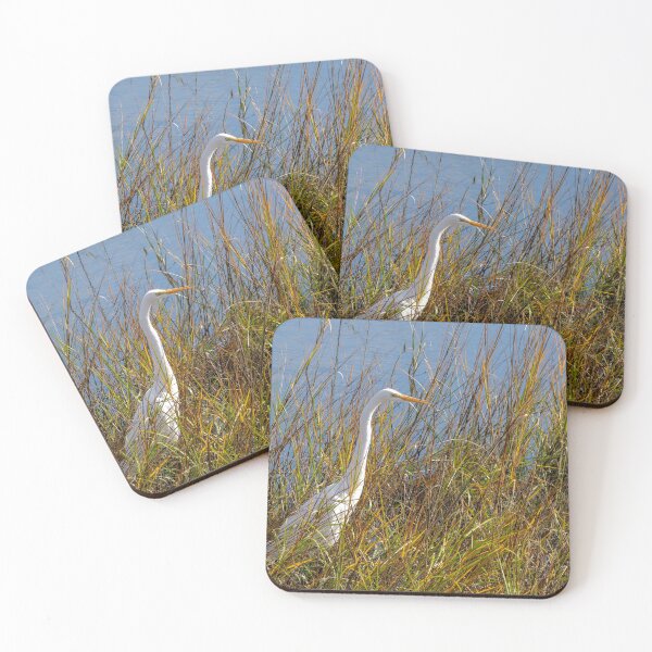 Item preview, Egret Relaxing in the Grass designed and sold by bwheeler.