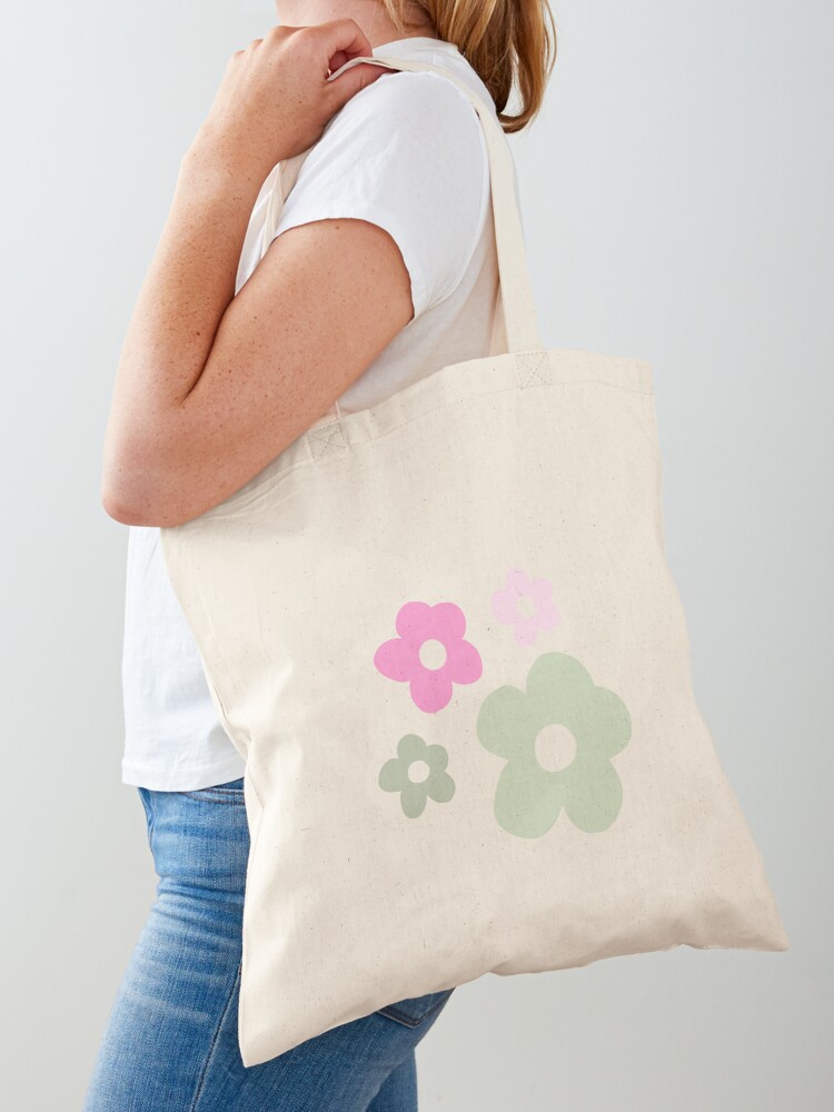 Aesthetic Pastel Flower Tote Bag for Sale by sunnyaesthetic