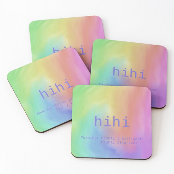 Item preview, Hihi meaning highly intelligent and highly hilarious  designed and sold by Nanee07.