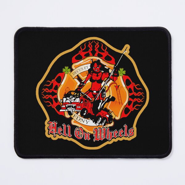 Item preview, Rescue Me - Ladder 62 Hell on Wheels Logo designed and sold by DH182Designs.