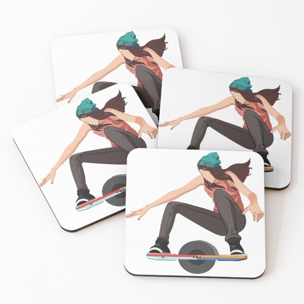 Item preview, cute girl ride a onewheel - onewheel artwork  designed and sold by QUEEN-WIVER.