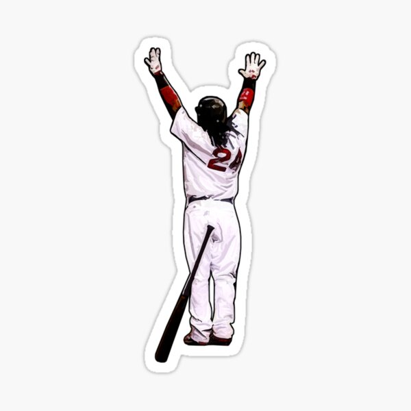 &ldquo;Manny Ramirez #24&rdquo; Sticker for Sale by DH182Designs | Redbubble