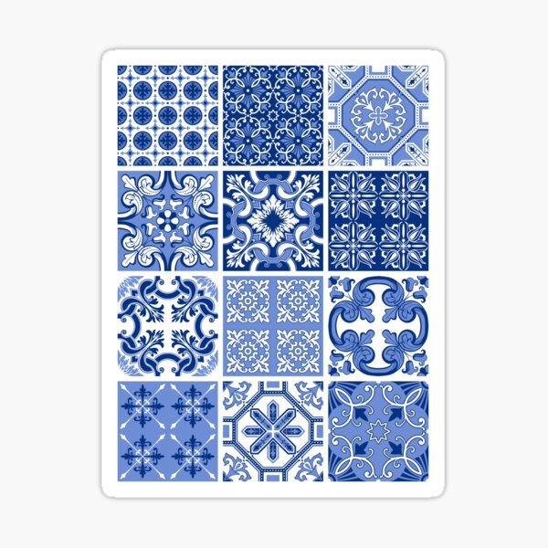 Vista previa del artículo con la obra «Adorno estilo azulejo.», diseñado y vendido por ProfiTrollka.