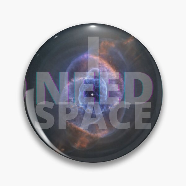 Item preview, I Need Space - Blue, Orange Galaxy 1 designed and sold by Quirkdom.