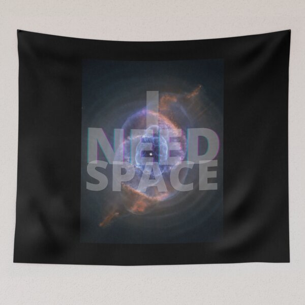 Item preview, I Need Space - Blue, Orange Galaxy 1 designed and sold by Quirkdom.