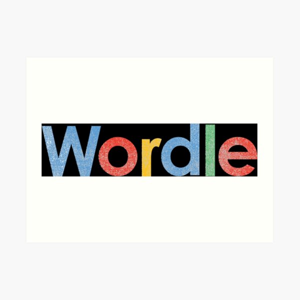 "Wordle, Word Puzzle, Wordle Games" Art Print for Sale by DukeSTaurus