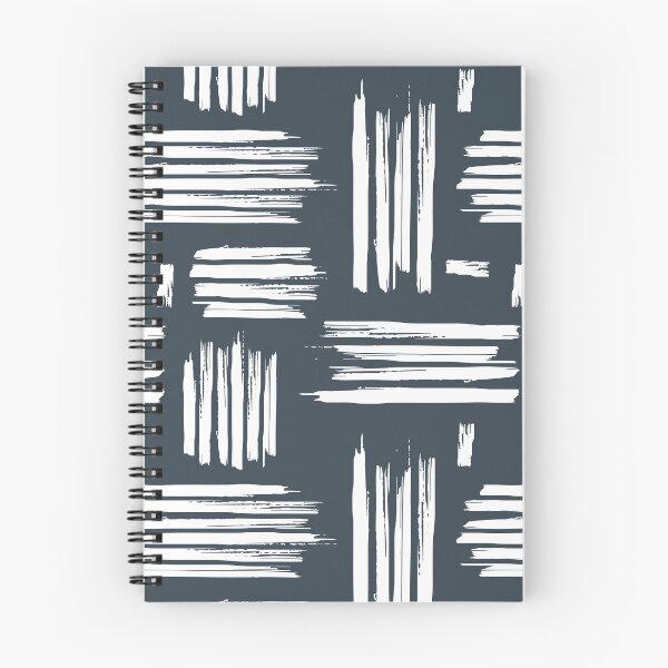 Item preview, White cross brush stroke line pattern designed and sold by Nesdigiart.