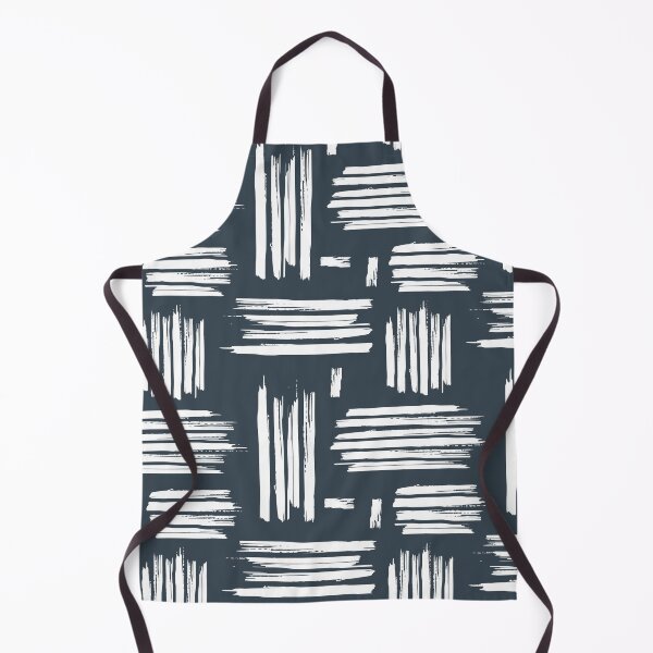 Item preview, White cross brush stroke line pattern designed and sold by Nesdigiart.