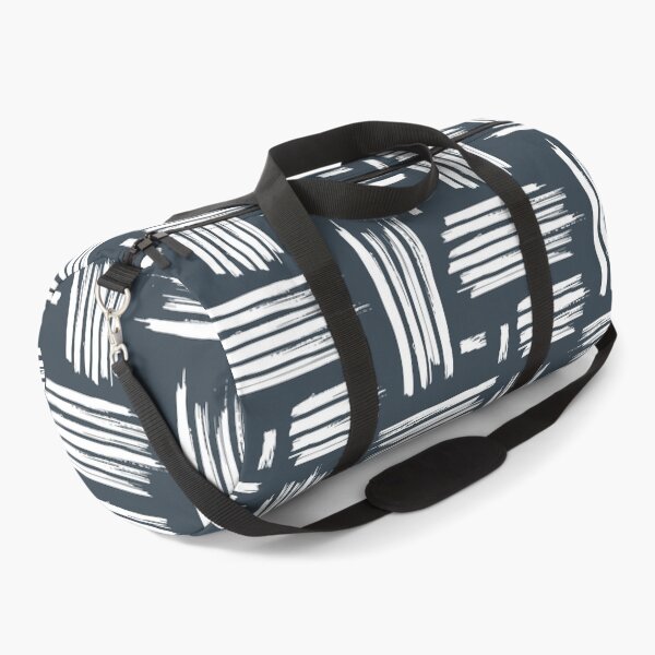 Item preview, White cross brush stroke line pattern designed and sold by Nesdigiart.