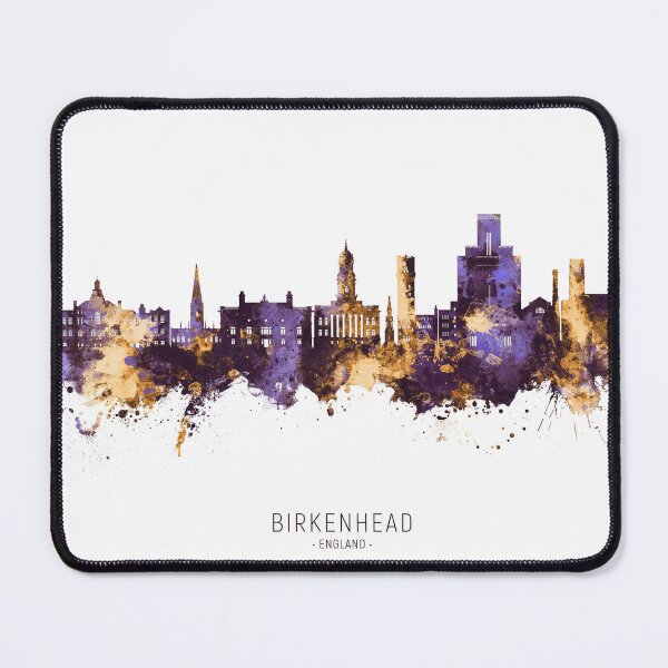 Artikelvorschau, Birkenhead England Skyline entworfen und verkauft von ArtPrints.