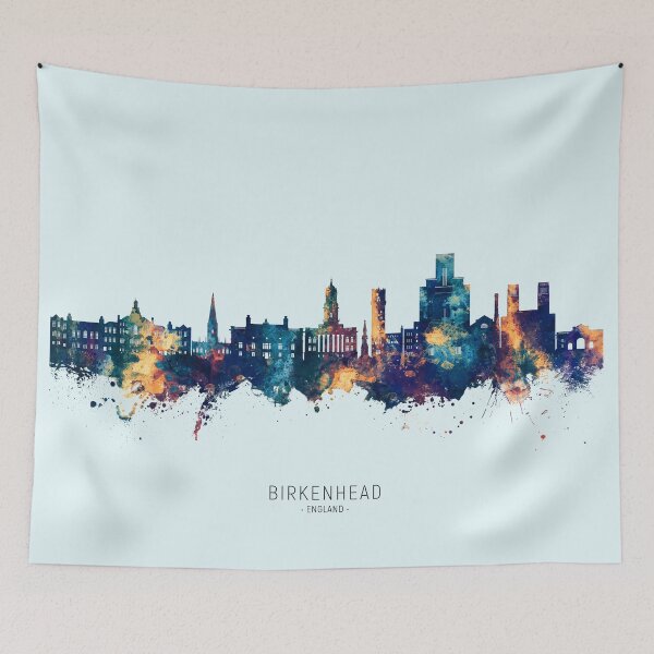 Item preview, Birkenhead England Skyline designed and sold by ArtPrints.