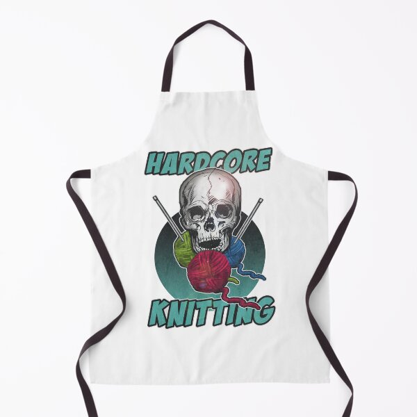 Item preview, Knitting is Hardcore designed and sold by SilentlyRob668.