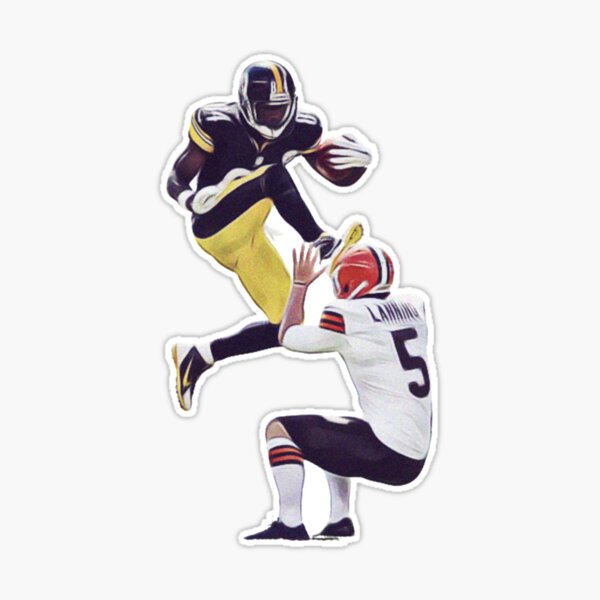 Antonio Brown Jersey Sticker for Sale by GideonJohnsto